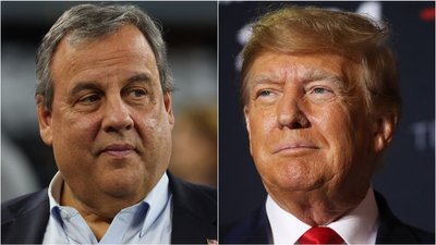 Trump mockery of Christie's weight takes a turn after audience member chimes in: 'Don't call him a fat pig'
