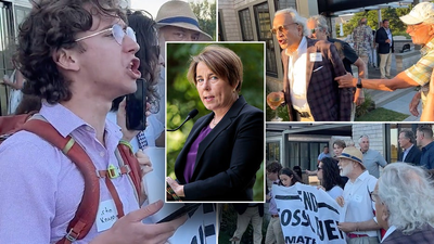 Left-wing governor's ritzy fundraiser shut down by climate protesters