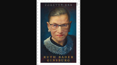 US Postal Service to unveil stamp honoring Ruth Bader Ginsburg