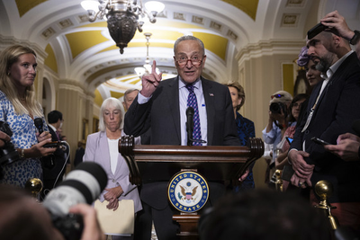 Schumer mocks a Trump speakership: ‘We’ve seen a Trump rally at the Capitol already’