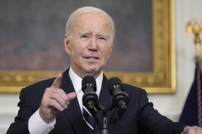 Biden decries the 'unconscionable' Hamas attack and warns Israel's enemies not to exploit the crisis