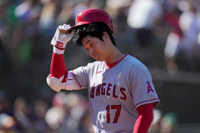 Shohei Ohtani’s locker at Angel Stadium cleared out; will miss the remainder of season