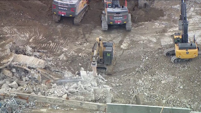 See the progress of the Arlington Park demolition