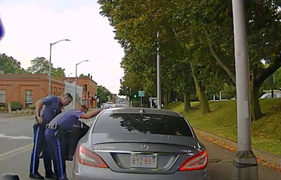 Video shows trooper dragged by car during Massachusetts traffic stop
