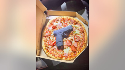 California deputies find handgun on pepperoni pizza in box during traffic stop: troubling topping