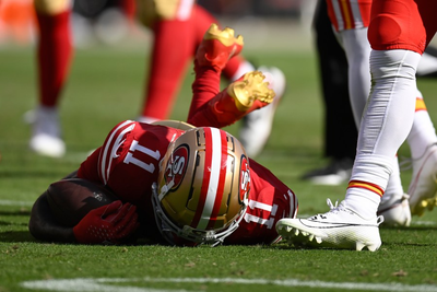 Tests confirm a season-ending knee injury for 49ers receiver Brandon Aiyuk