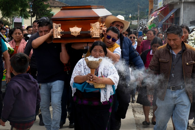 Hundreds mourn Catholic priest and Indigenous peace activist killed in southern Mexico