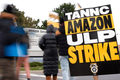 Amazon workers strike at multiple facilities as Teamsters seek labor contract