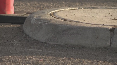 Nearly a dozen drivers strike newly constructed median same night