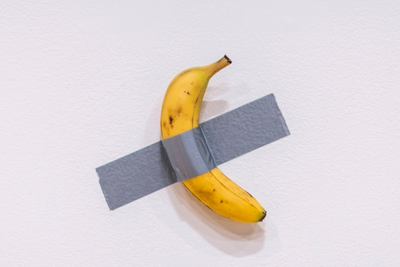 Duct-taped banana sells for $6.2 million at art auction