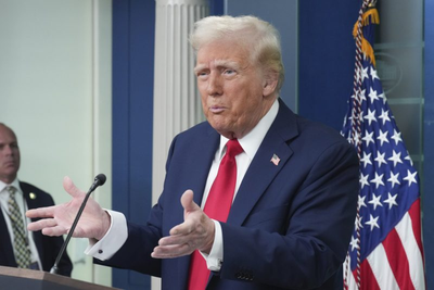 President Trump casts blame during briefing on deadly plane crash