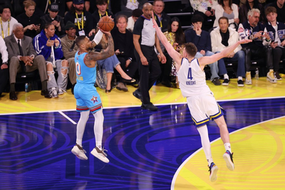 College student Jaren Barajas beats Damian Lillard in 3-point shooting contest, wins $100K