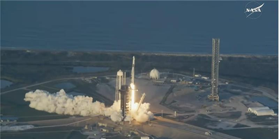 SpaceX mission to replace stuck NASA astronauts launches