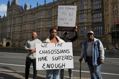 UK says a deal on the Chagos Islands won't be finalized until Trump is consulted