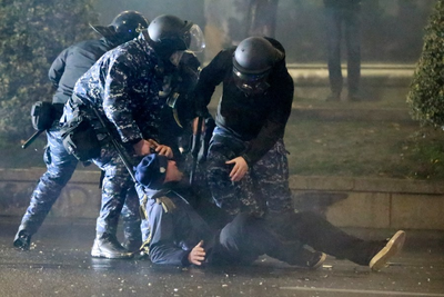 A Russia-like crackdown has jailed dozens in Georgia, with human rights groups sounding the alarm