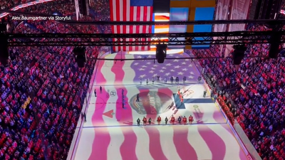 Fans in Montreal loudly boo US anthem prior to Americans' 4 Nations Face-Off game vs. Canada