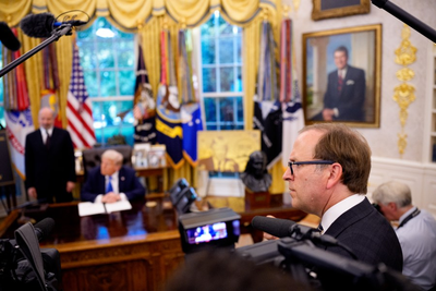 Trump yells at reporters first, then smooths things over: Jonathan Karl