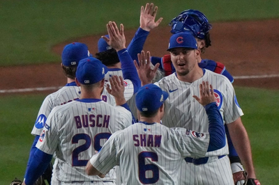 Cubs stave off elimination with 4-3 win over Brewers in Game 3 of NLDS