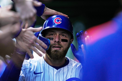 Michael Busch hits another leadoff homer for the Cubs in NL Division Series against the Brewers