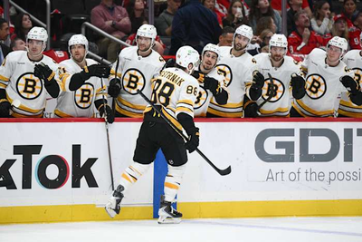 Pastrnak has a 3-point night in the Bruins' 3-1 victory over Ovechkin and the Capitals