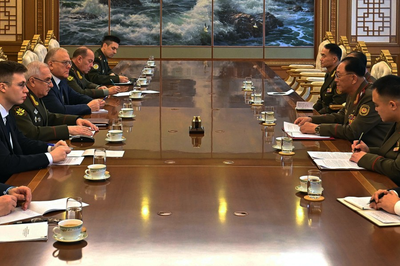 North Korean and Russian military officials discuss further cooperation in Pyongyang