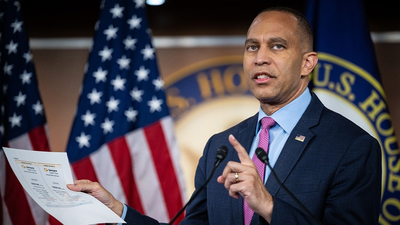 GOP senator jabs Jeffries as 'butt hurt' over Trump-Schumer deal