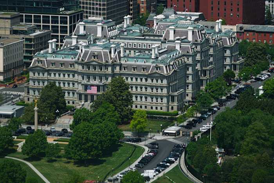 Trump wants to paint the Eisenhower office building white. Now a key federal agency considers it