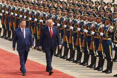 Brass bands in Beijing make way for sticker shock at home as Trump returns to escalating inflation