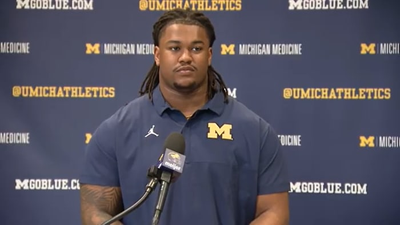 Michigan football DL Trey Pierce talks tougher workouts, reveals shocking detail about Kyle Whittingham