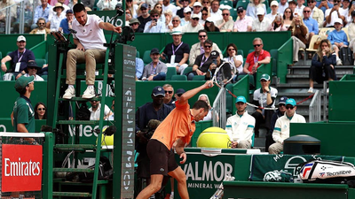 Daniil Medvedev destroys racket in stunning meltdown after wildcard hands him historic double bagel loss