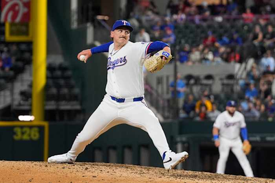 Journeyman Peyton Gray makes MLB debut with Rangers at age 30, gets 1st K against Bucs' Griffin