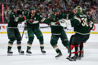 Boldy's deflection late in 1st OT lifts Wild past Stars 3-2 to tie series at 2