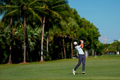 Young still in control at Doral, leads Cadillac Championship. Rain forecast for Sunday's final round