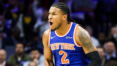 Knicks tie multiple NBA Playoffs records for three-pointers to sweep 76ers in Game 4