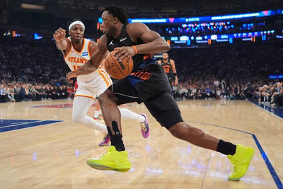OG Anunoby fully participates in Knicks' practice for the first time since his hamstring injury