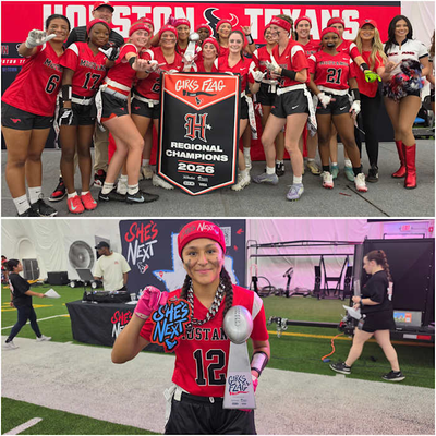 She’s next: Texans hold girls flag football regional tournament, four teams advance to state championships