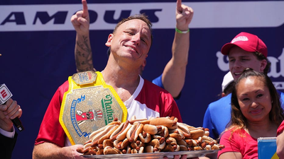 Joey Chestnut will defend Nathan's Hot Dog Eating Contest title on July 4 while serving probation sentence