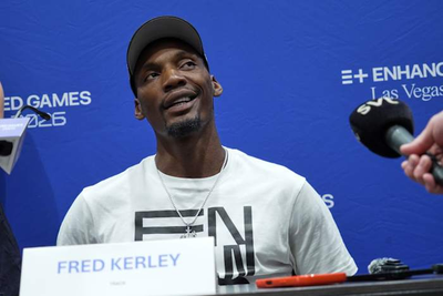 Sprinter Fred Kerley says he's running clean at Enhanced Games, and that he'll be at the LA Olympics