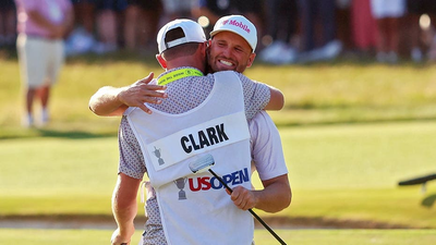 Wyndham Clark survives hostile crowd and Sam Burns charge to win second US Open at Shinnecock Hills