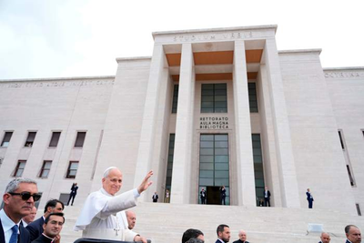 Pope decries the rise of AI-directed warfare, saying it leads to a spiral of annihilation
