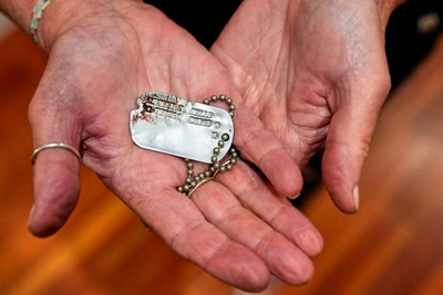 Created as IDs, dog tags became a crucial link between military families and fallen troops