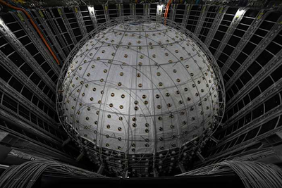 An underground detector in China unveils its first major findings about mysterious ghost particles
