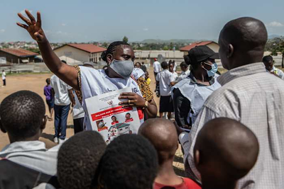 Attacks from suspicious residents complicate the fight against a rare type of Ebola