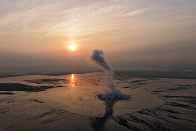 Indonesians mark 20 years since mud volcano eruption swallowed up entire communities in East Java