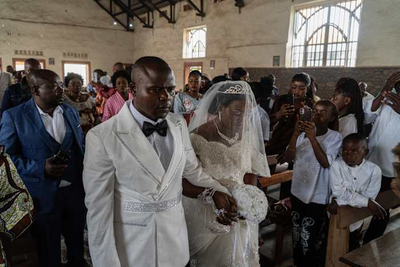 Celebrating a wedding amid the Ebola outbreak: No kisses or close contact, but love lives here