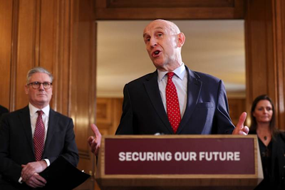 UK defense secretary resigns, saying the government is not willing to spend enough on the military