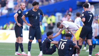 Furious anti-Trump voices cheer US team's crushing World Cup defeat after red card intervention