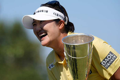 Haeran Ryu beats Brooke Henderson in playoff to win Evian Championship for 2nd straight major title