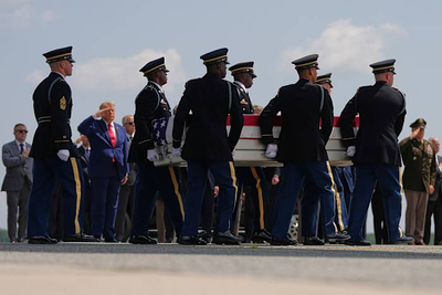 Trump pays respects to 4 US service members killed in the Middle East