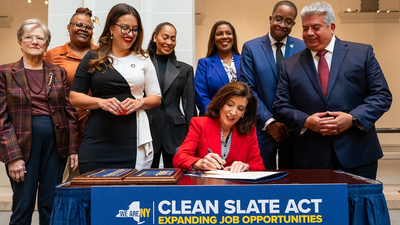 Gov. Kathy Hochul signs 'Clean Slate' law, sealing criminal records of previously convicted New Yorkers